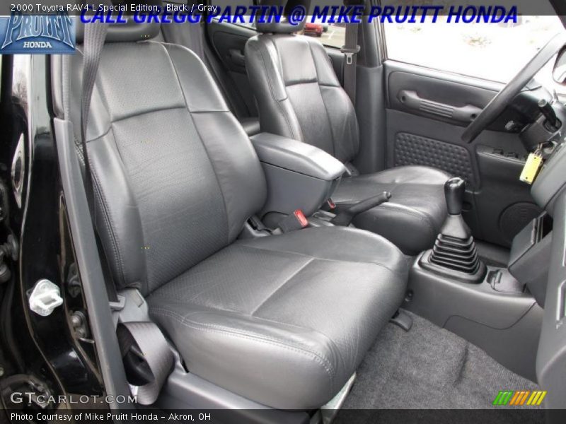Black / Gray 2000 Toyota RAV4 L Special Edition