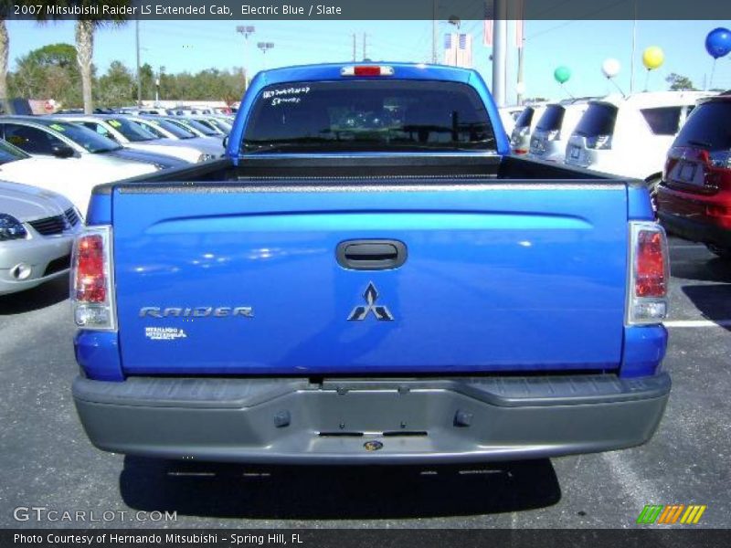 Electric Blue / Slate 2007 Mitsubishi Raider LS Extended Cab