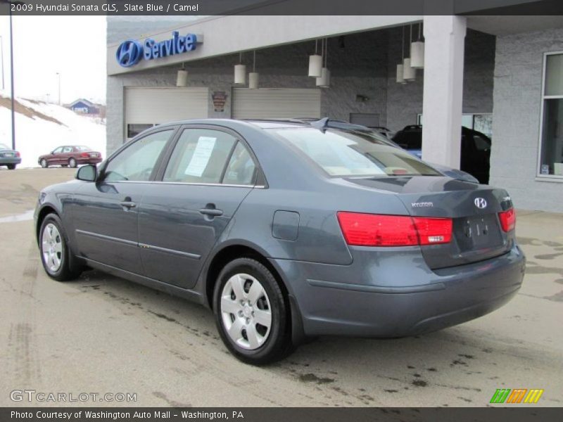 Slate Blue / Camel 2009 Hyundai Sonata GLS