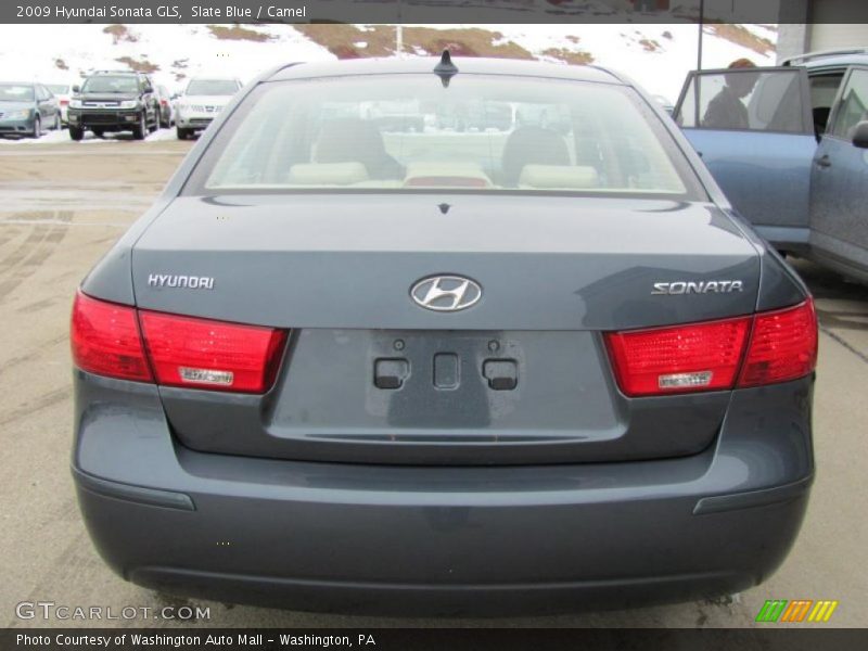 Slate Blue / Camel 2009 Hyundai Sonata GLS