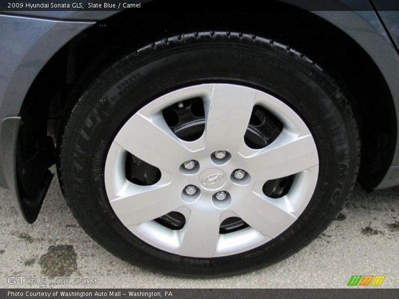 Slate Blue / Camel 2009 Hyundai Sonata GLS