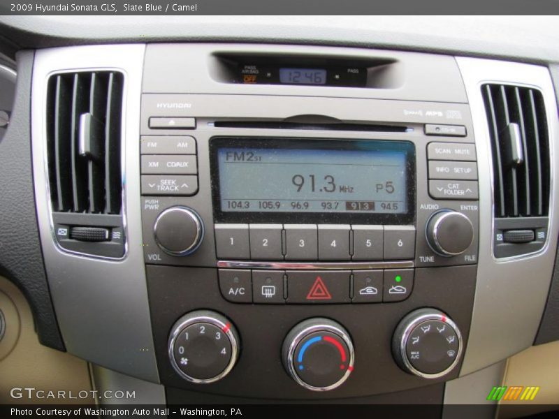 Slate Blue / Camel 2009 Hyundai Sonata GLS