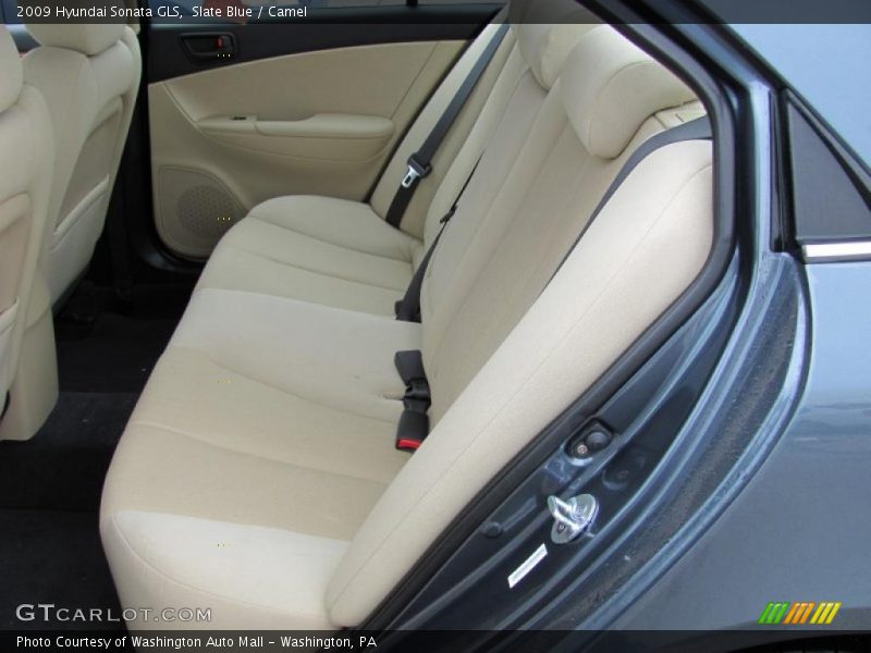 Slate Blue / Camel 2009 Hyundai Sonata GLS
