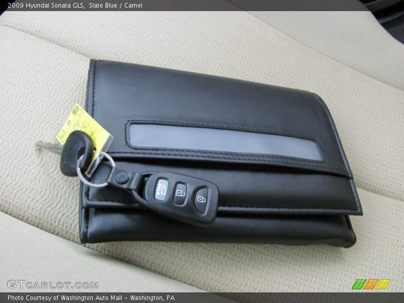 Slate Blue / Camel 2009 Hyundai Sonata GLS