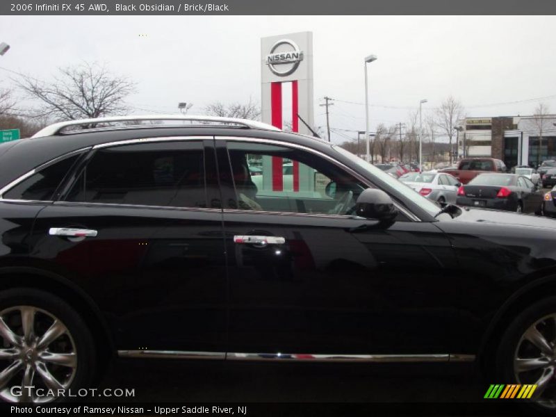 Black Obsidian / Brick/Black 2006 Infiniti FX 45 AWD