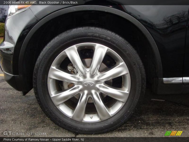 Black Obsidian / Brick/Black 2006 Infiniti FX 45 AWD