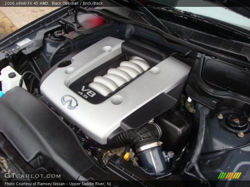 Black Obsidian / Brick/Black 2006 Infiniti FX 45 AWD