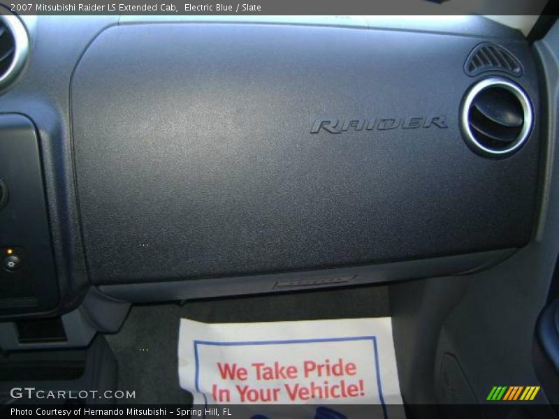Electric Blue / Slate 2007 Mitsubishi Raider LS Extended Cab