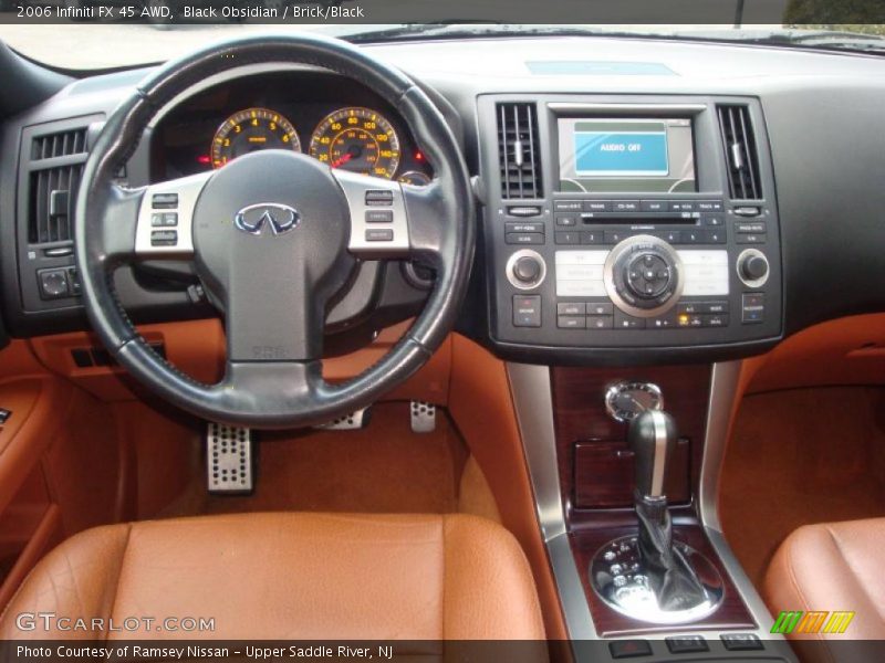 Black Obsidian / Brick/Black 2006 Infiniti FX 45 AWD