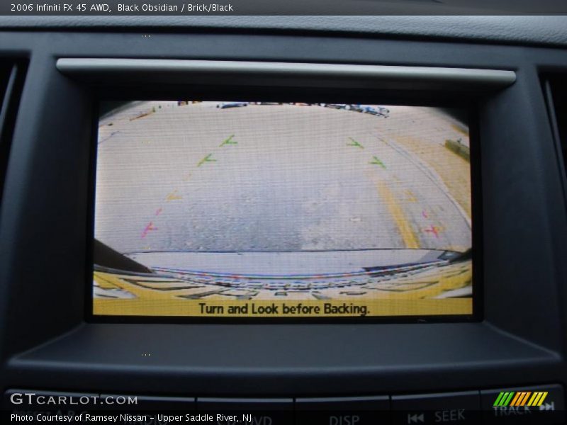 Black Obsidian / Brick/Black 2006 Infiniti FX 45 AWD