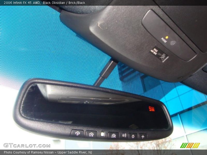 Black Obsidian / Brick/Black 2006 Infiniti FX 45 AWD