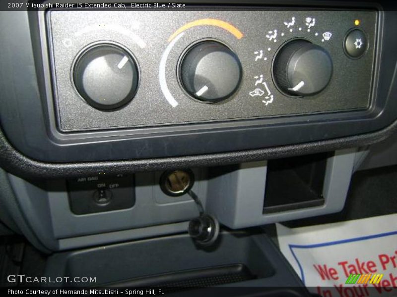 Electric Blue / Slate 2007 Mitsubishi Raider LS Extended Cab