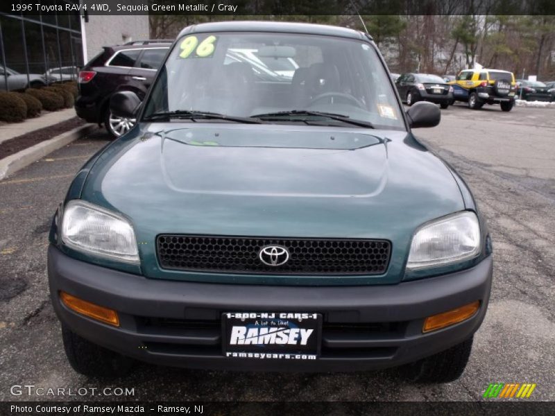 Sequoia Green Metallic / Gray 1996 Toyota RAV4 4WD