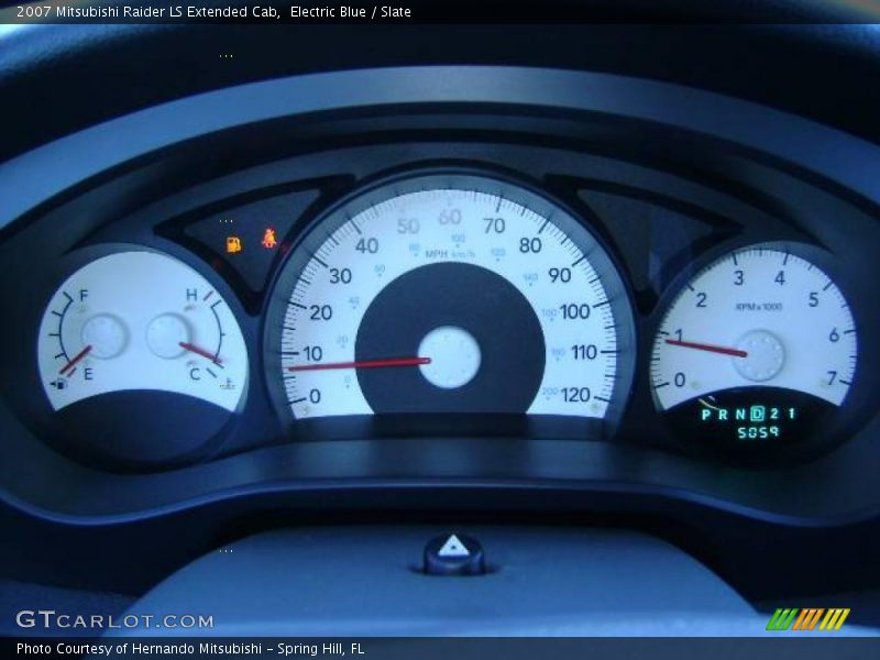 Electric Blue / Slate 2007 Mitsubishi Raider LS Extended Cab
