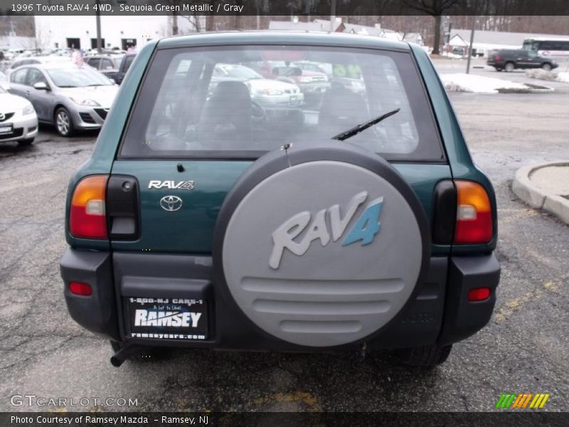 Sequoia Green Metallic / Gray 1996 Toyota RAV4 4WD