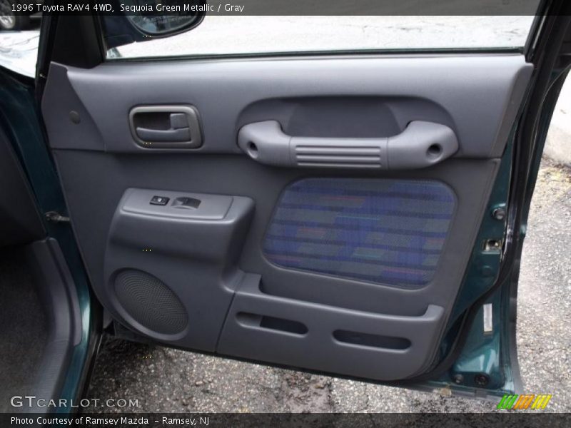 Sequoia Green Metallic / Gray 1996 Toyota RAV4 4WD