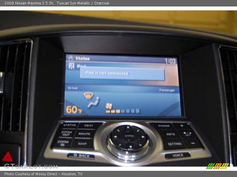 Tuscan Sun Metallic / Charcoal 2009 Nissan Maxima 3.5 SV