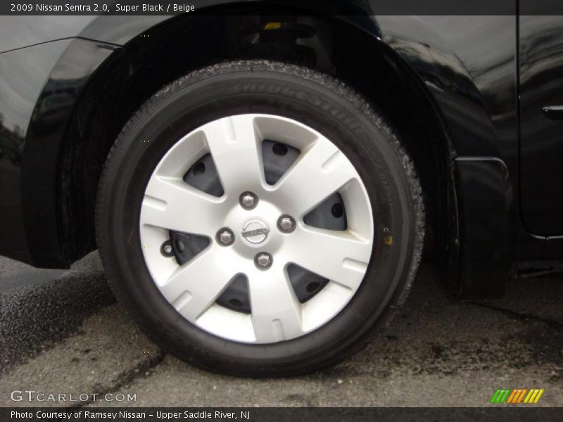 Super Black / Beige 2009 Nissan Sentra 2.0