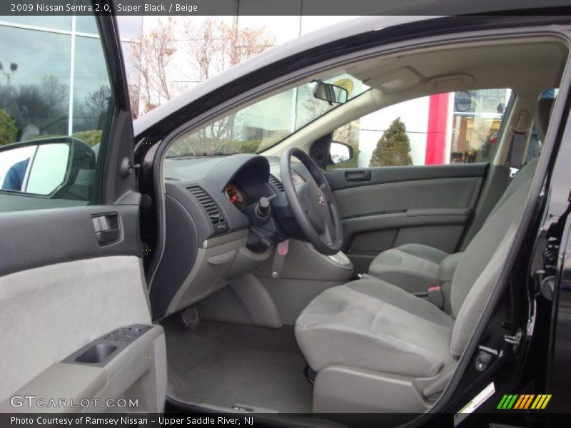 Super Black / Beige 2009 Nissan Sentra 2.0