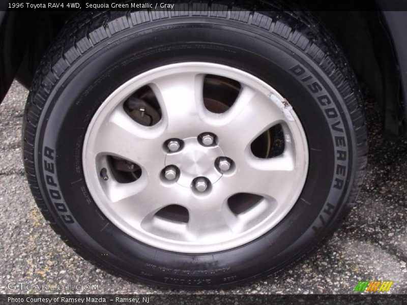 Sequoia Green Metallic / Gray 1996 Toyota RAV4 4WD