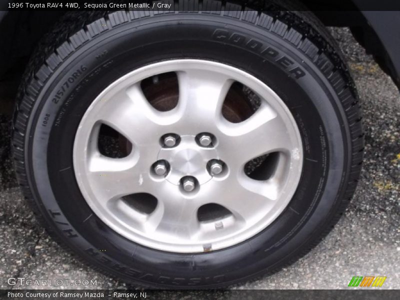 Sequoia Green Metallic / Gray 1996 Toyota RAV4 4WD