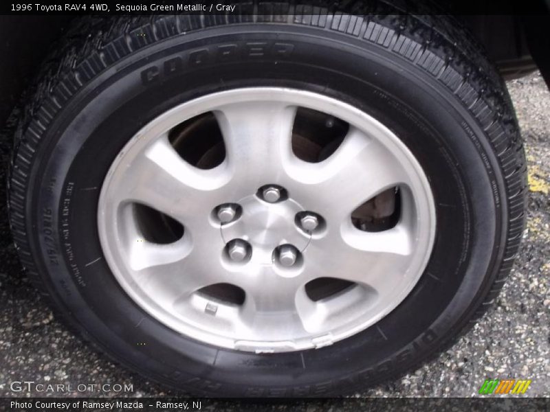 Sequoia Green Metallic / Gray 1996 Toyota RAV4 4WD