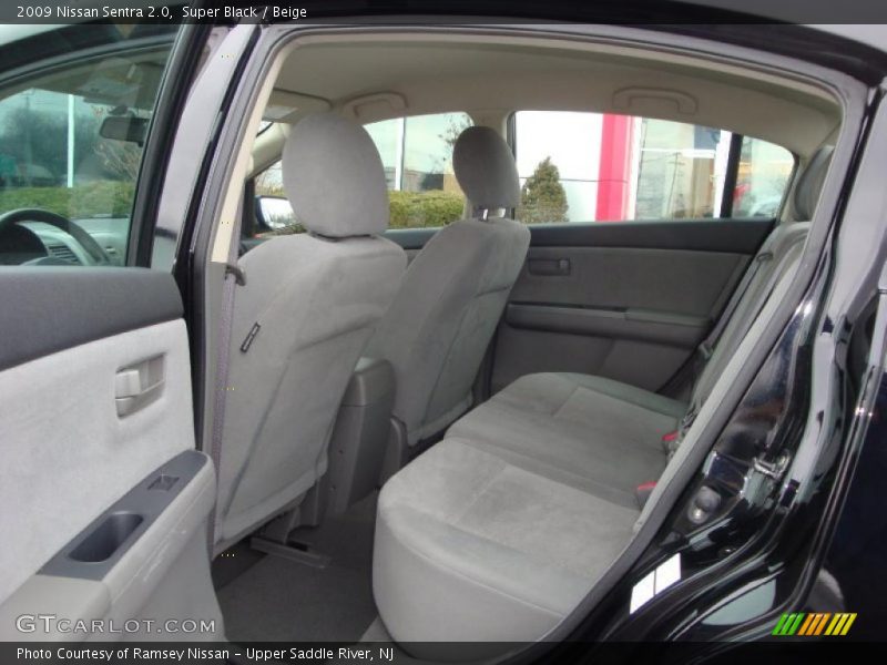 Super Black / Beige 2009 Nissan Sentra 2.0