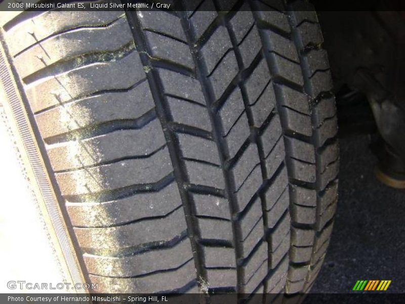 Liquid Silver Metallic / Gray 2008 Mitsubishi Galant ES
