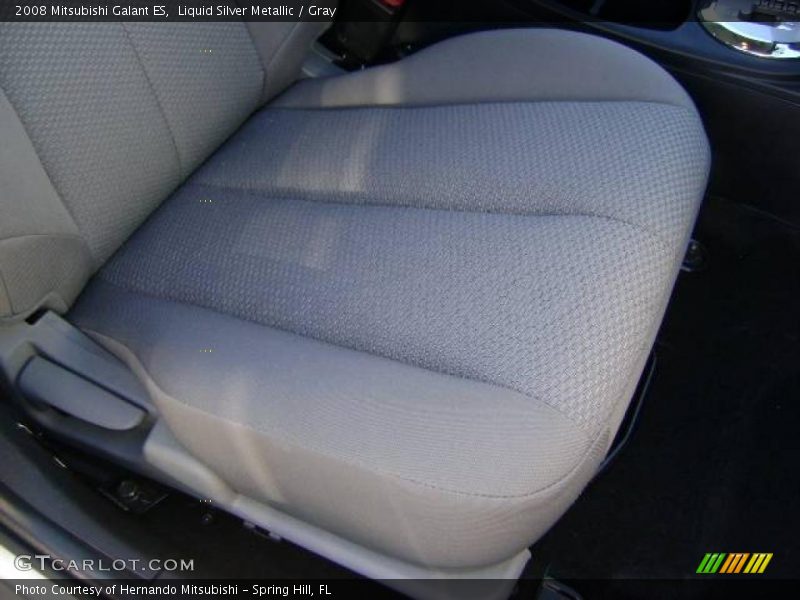 Liquid Silver Metallic / Gray 2008 Mitsubishi Galant ES