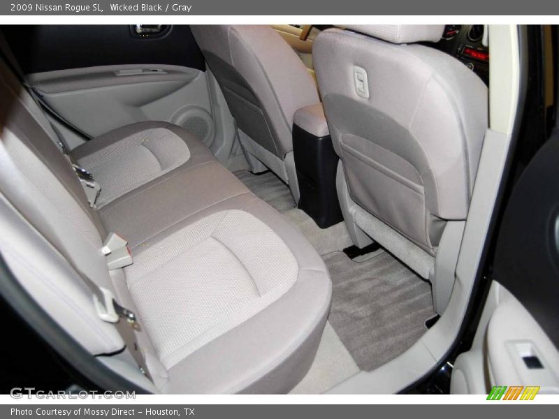 Wicked Black / Gray 2009 Nissan Rogue SL