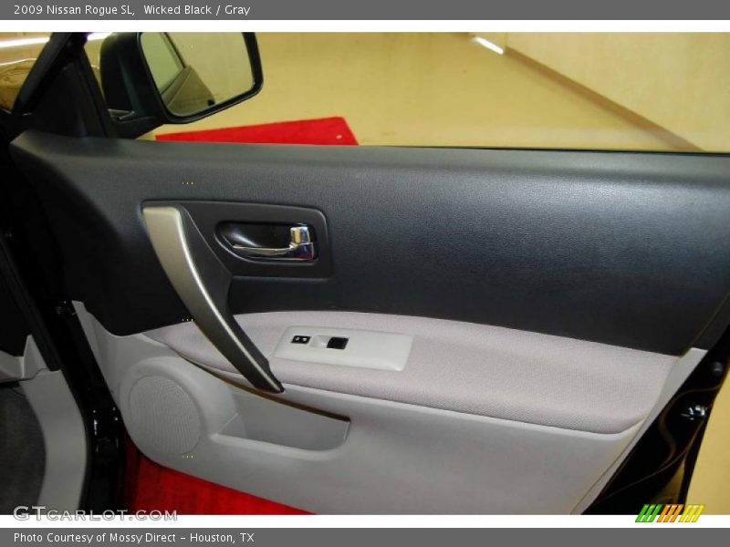 Wicked Black / Gray 2009 Nissan Rogue SL