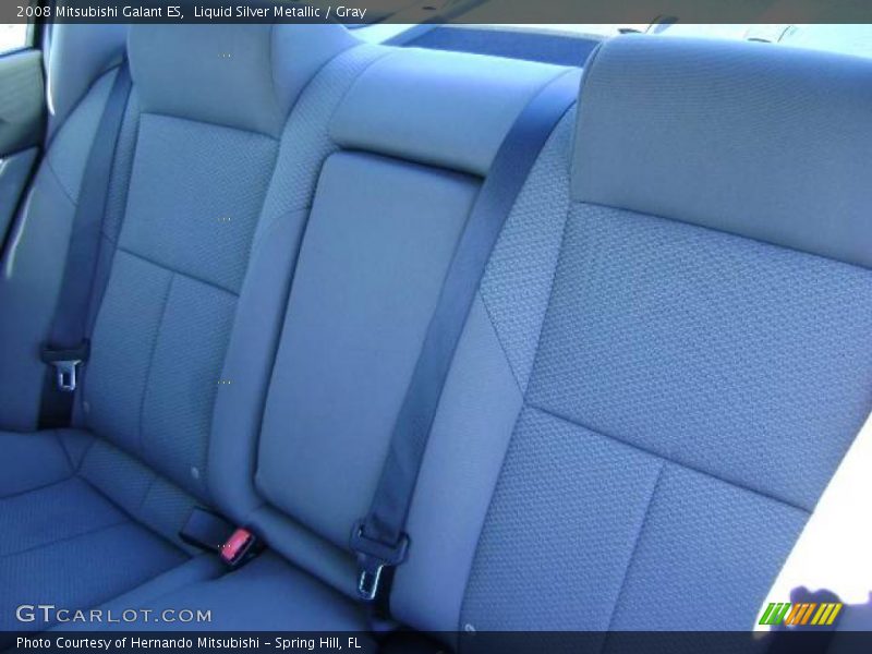 Liquid Silver Metallic / Gray 2008 Mitsubishi Galant ES