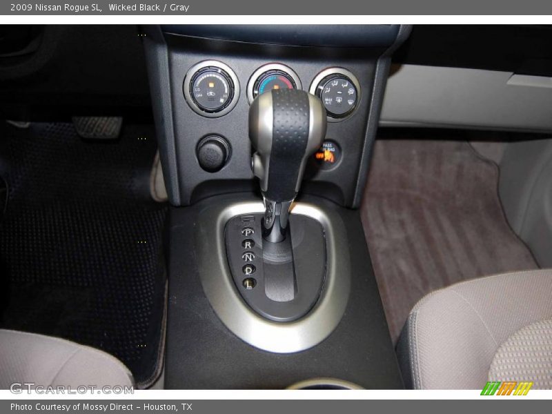 Wicked Black / Gray 2009 Nissan Rogue SL