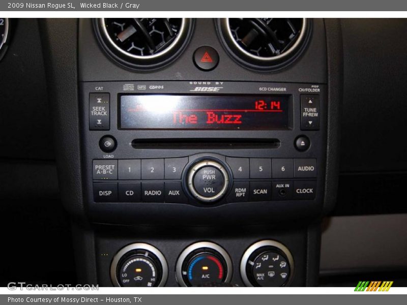 Wicked Black / Gray 2009 Nissan Rogue SL