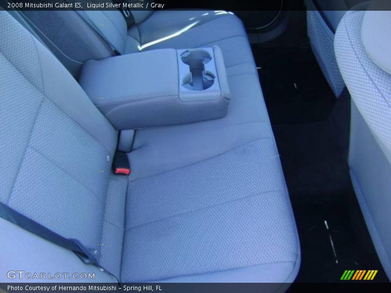 Liquid Silver Metallic / Gray 2008 Mitsubishi Galant ES