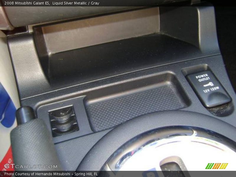 Liquid Silver Metallic / Gray 2008 Mitsubishi Galant ES