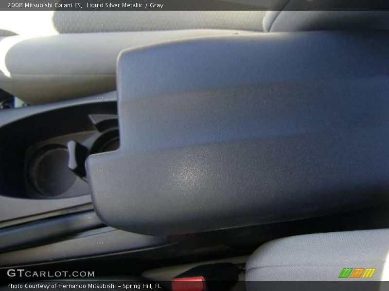 Liquid Silver Metallic / Gray 2008 Mitsubishi Galant ES