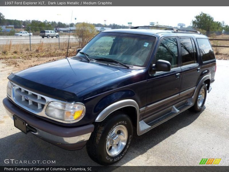 Dark Lapis Metallic / Medium Graphite 1997 Ford Explorer XLT