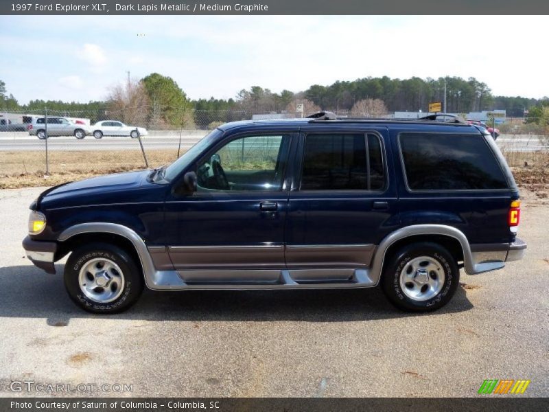 Dark Lapis Metallic / Medium Graphite 1997 Ford Explorer XLT