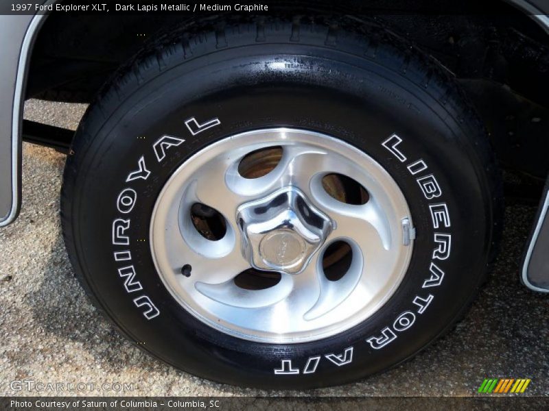 Dark Lapis Metallic / Medium Graphite 1997 Ford Explorer XLT