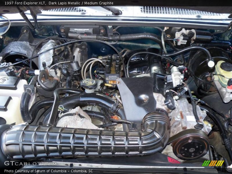 Dark Lapis Metallic / Medium Graphite 1997 Ford Explorer XLT