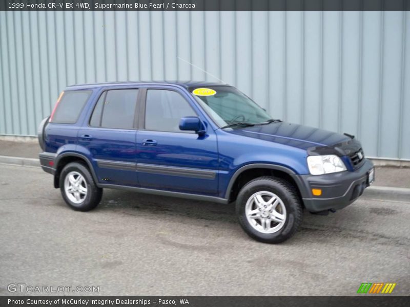 Supermarine Blue Pearl / Charcoal 1999 Honda CR-V EX 4WD