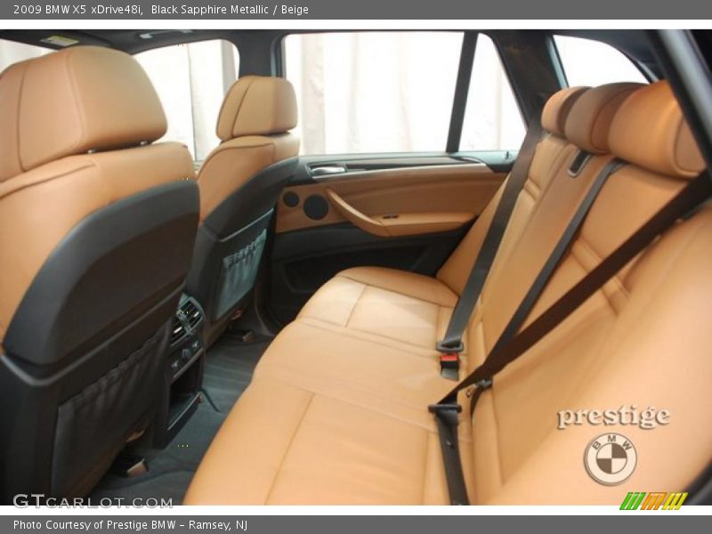 Black Sapphire Metallic / Beige 2009 BMW X5 xDrive48i