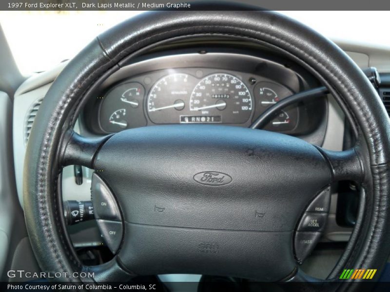 Dark Lapis Metallic / Medium Graphite 1997 Ford Explorer XLT