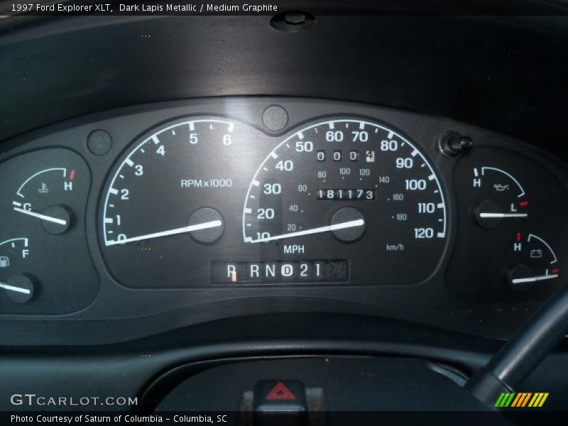 Dark Lapis Metallic / Medium Graphite 1997 Ford Explorer XLT