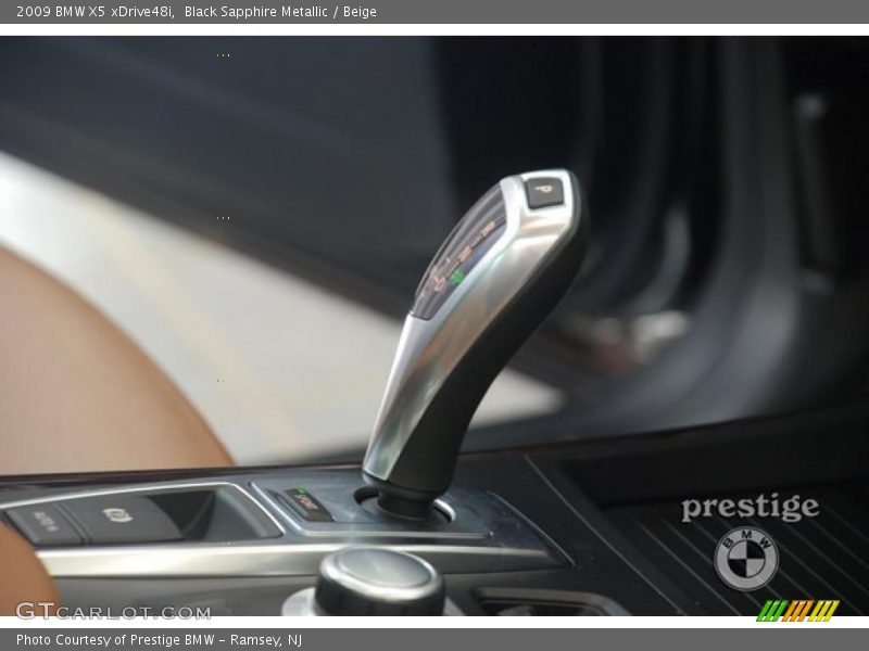 Black Sapphire Metallic / Beige 2009 BMW X5 xDrive48i
