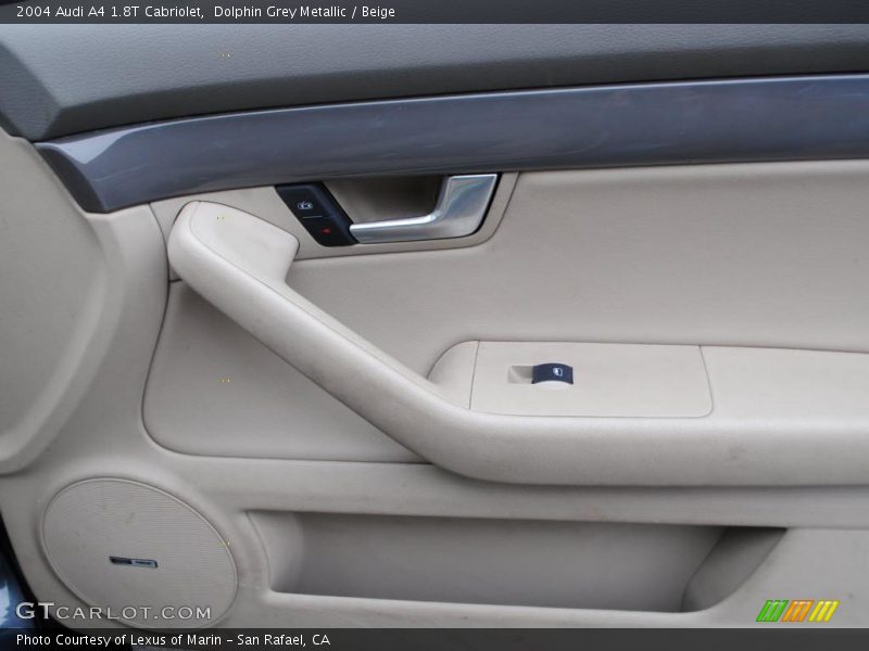 Dolphin Grey Metallic / Beige 2004 Audi A4 1.8T Cabriolet