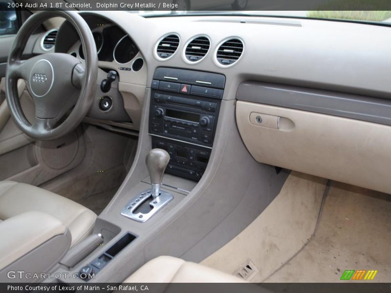 Dolphin Grey Metallic / Beige 2004 Audi A4 1.8T Cabriolet