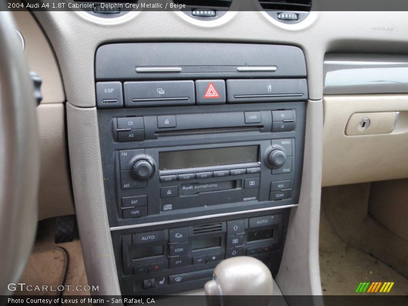 Dolphin Grey Metallic / Beige 2004 Audi A4 1.8T Cabriolet