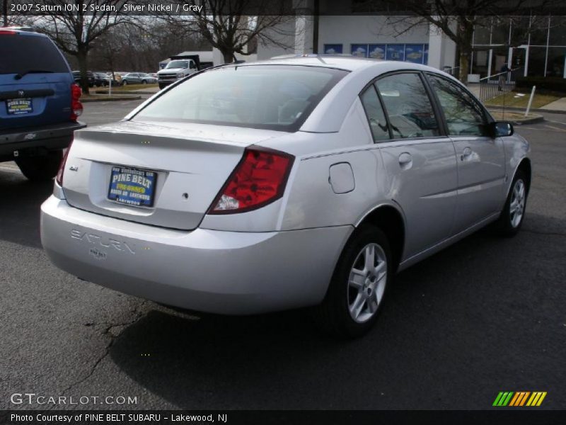 Silver Nickel / Gray 2007 Saturn ION 2 Sedan